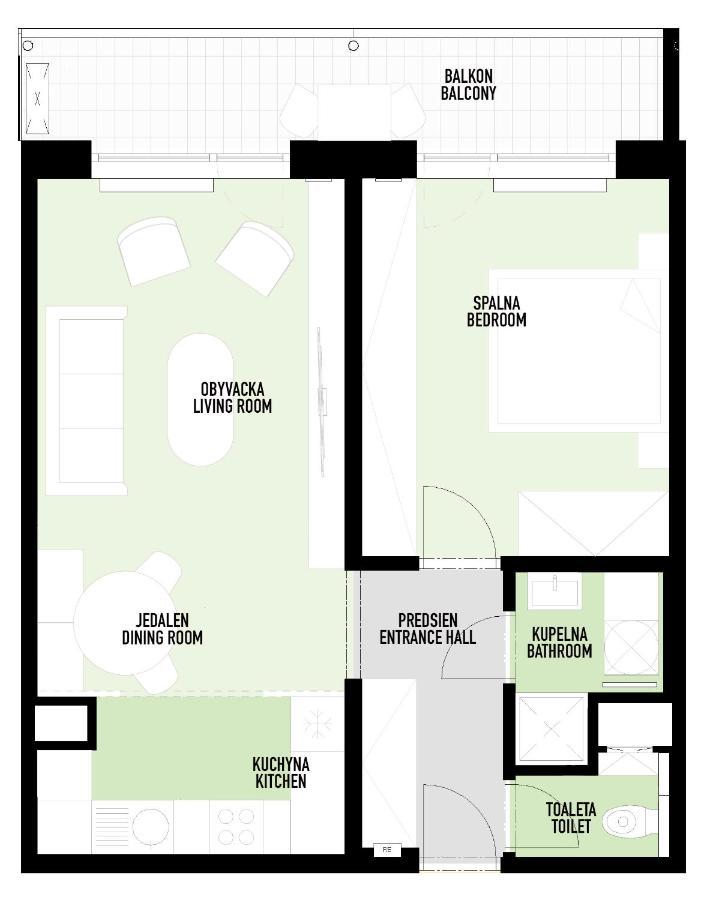 ברטיסלאבה Central Point By Zoom Apartments מראה חיצוני תמונה